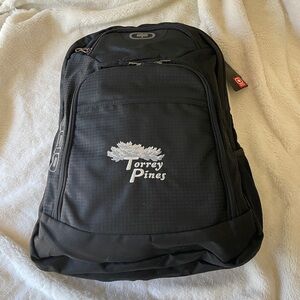 OGIO Black Torrey Pines Logo Backpack